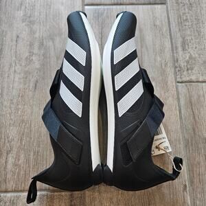 Adidas The Indoor Cycling Shoes Core Black White Mens 12 Womens 13 SPD Clip Spin